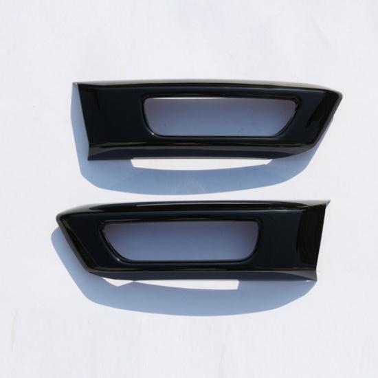 Black Front Fog Light Cover Lamp Frame Trim For LR Range Rover Sport 14-17