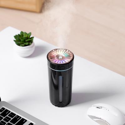 Humidificateur d'air portable Lumière d'ambiance Coloré USB Silencieux Humidificateur de voiture Diffuseur de parfum