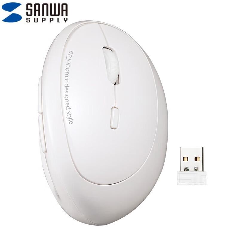 

SANWA SUPPLY Vertical Ergonomic Wireless Mouse