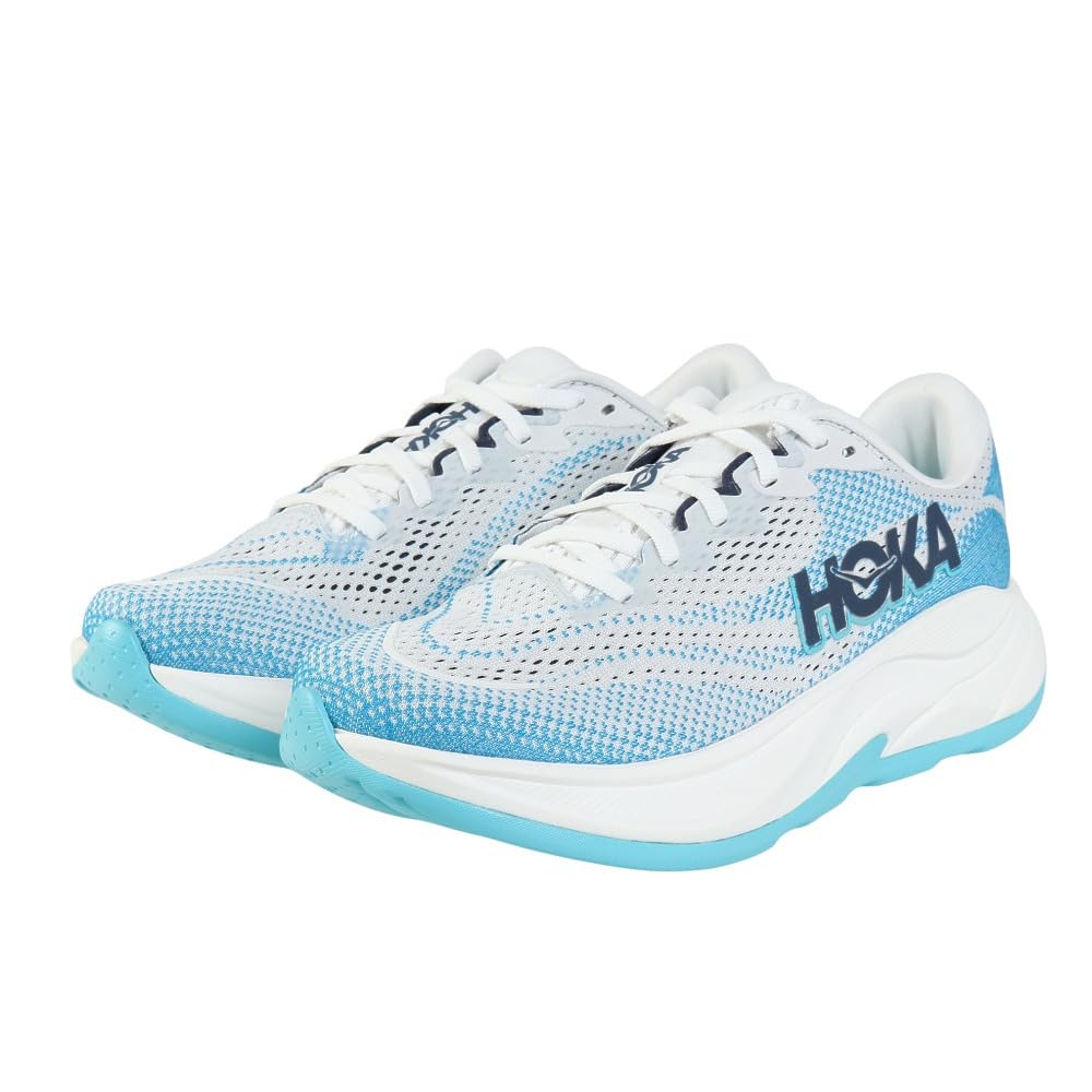 HOKA Rincon 4 Running Jogging x Size Shoes, Shoes, 1155130-FSK (White Blue, 25.5, Men's)