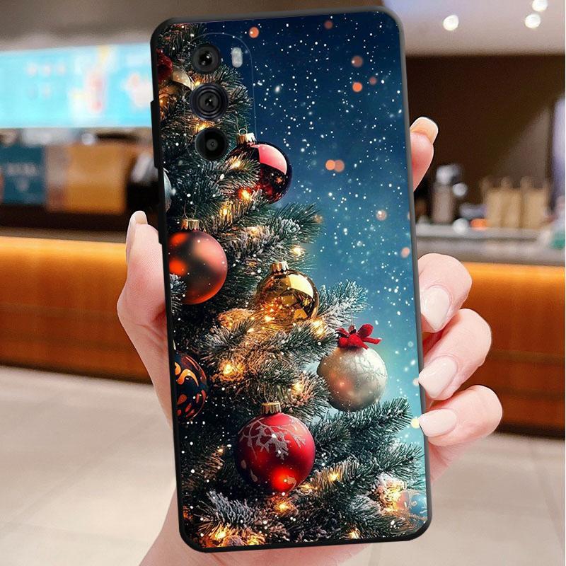 Merry Christmas Tree Funda Phone Case For Motorola Edge 50 40 Pro 60 50 40 30 Ultra Neo Fusion Moto G Play G Stylus G Power G