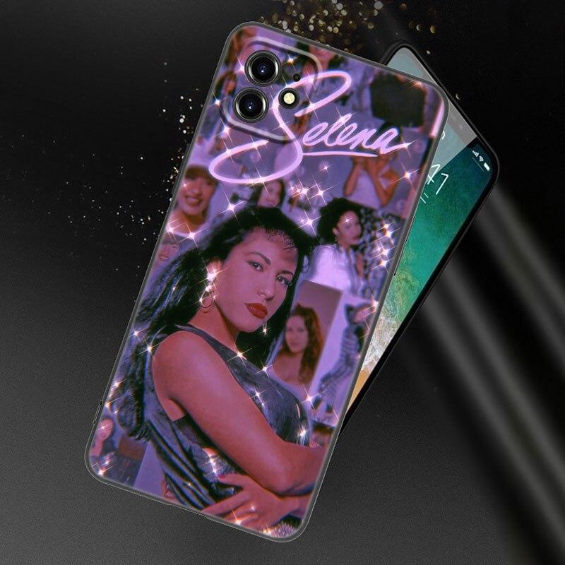 Selena Quintanilla Phone Case For Apple iPhone 13 12 Mini 11 Pro XS Max XR X 8 7 6S 6 Plus SE 2022 2020 5S 5 Soft Black Cover