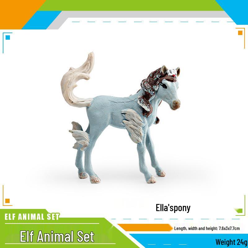 European Mythical Creatures Toy Model - Pegasus, Sprite, Tianma & Unicorn Styles for Kids