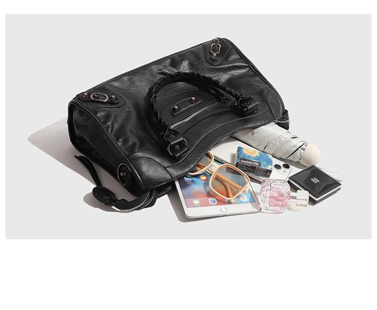 Damen Japanische & Koreanische Mode Handtasche - Vielseitige Tragetasche & Umhängetasche mit großem Fassungsvermögen