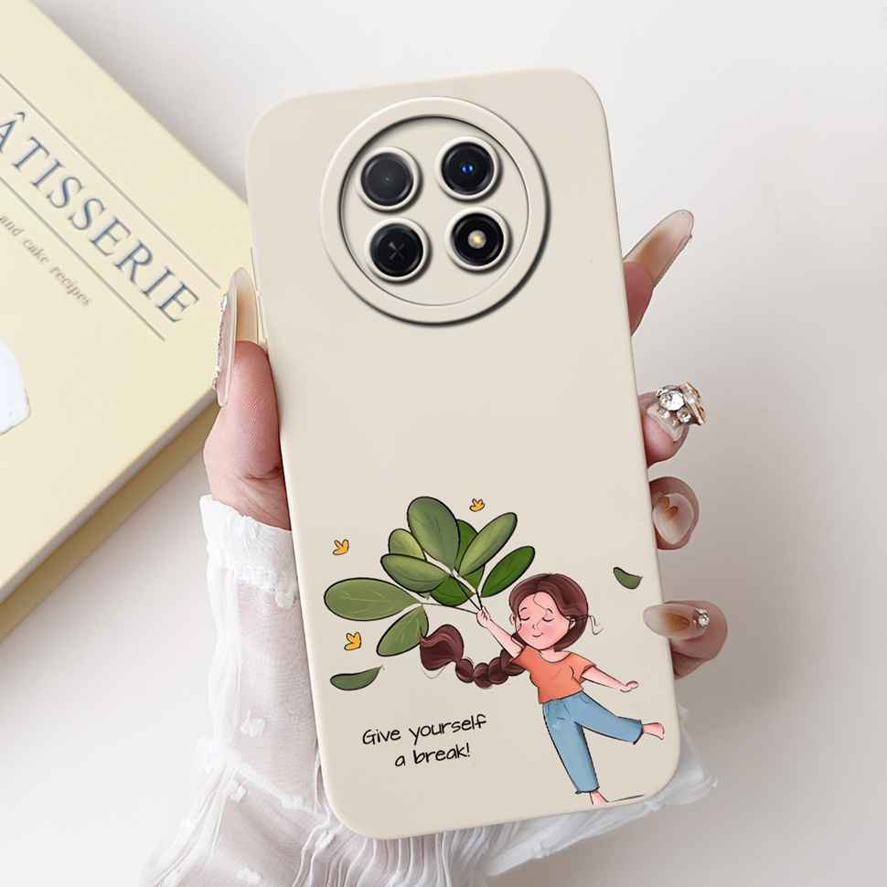 Für Huawei nova Y91 Hülle STG-LX1 Niedliches Cartoon-Kaninchen Weiche Silikonhülle Für Huawei Enjoy 60X STG-AL00 6,95" Schmetterlingsschale
