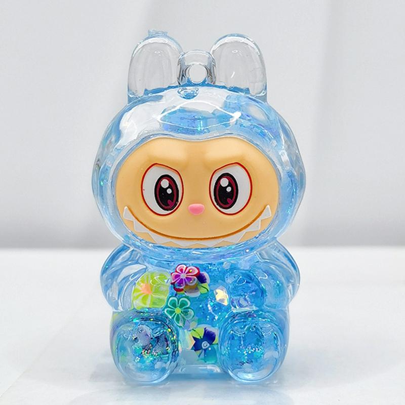 Quicksand Rabbit Cute Flash Color Dopamine Car Home Toy Ornaments