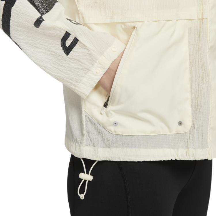 Nike Jackets Women's Coconut Milk White Stand Collar Moderate Other DX0326-113