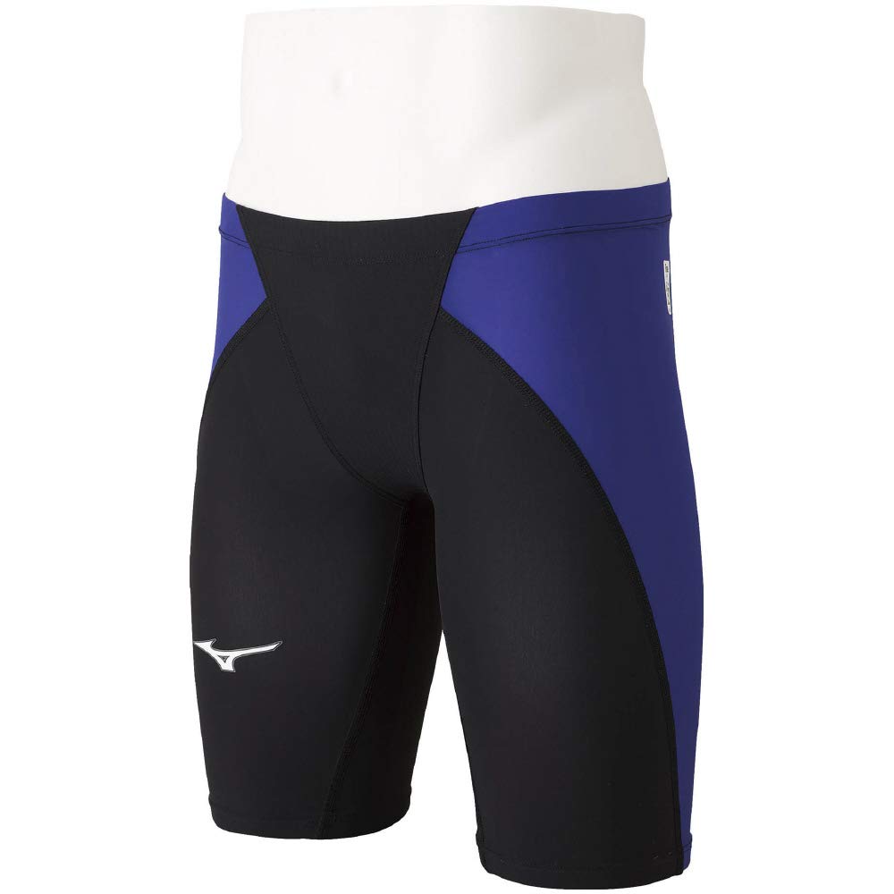Mizuno MX SONIC Racing Swimsuit for Half FINA Swimming Approved Boys, Junior, Spats, N2MB0411, Color Blue, Size 120, (International Federation)