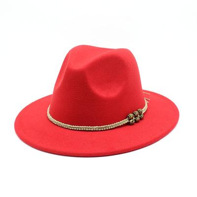 Autumn and Winter British Style Men's and Women's Jazz Woolen Hat Classic Fashion