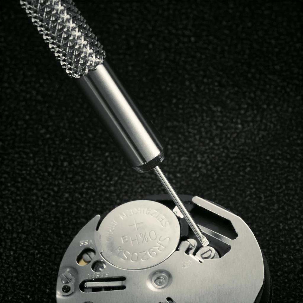 13PCS Screwdriver Set 0.6mm-2.0mm Slotted/Cross Watch Repairs Professional Screw Driver Kit for Watchmakers Watch Repair Tools