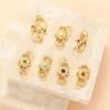 S925 Sterling Silver Zirconia S-Shape & Figure-8 Clasp Link Extension Bracelet DIY Accessories P26