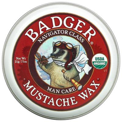 Badger Company Organic Mustache Wax Men's Care 21g