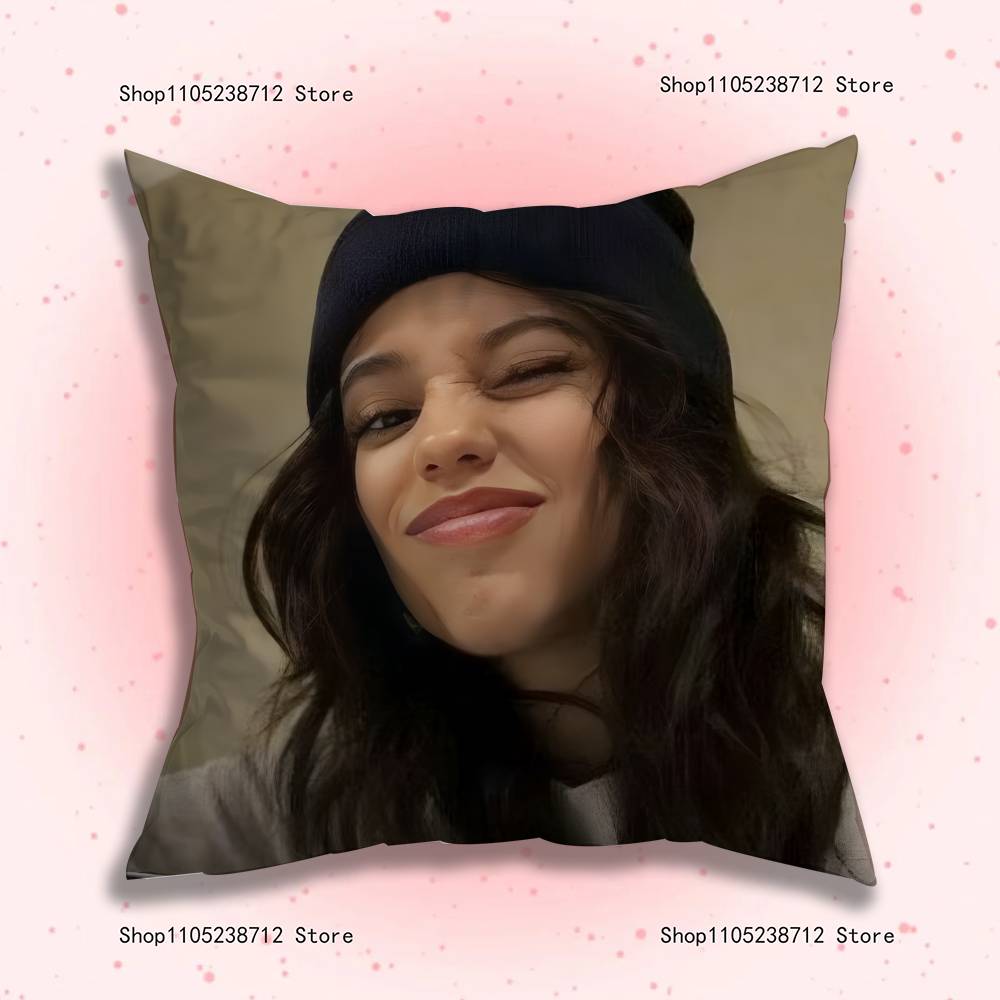 JJENNA OORTEGA Pillow Case Plush Fabric Soft Pillowcase Double Sided Print Sofa Cushion Cover Throw