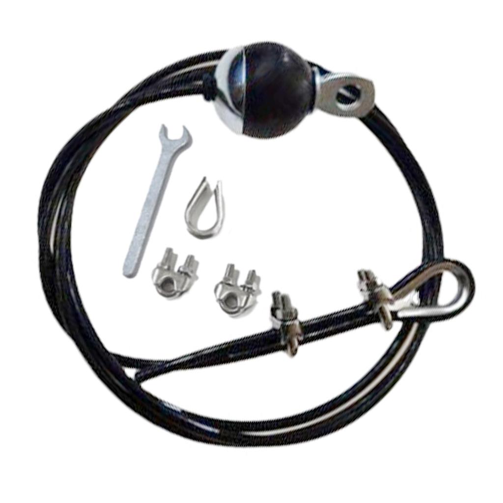 Náhradní fitness kladkový systém Gym lanko Ocelové lanko Šňůra pro domácí posilovnu Odolné kladkové lanko Gym lanko Ocelové lanko