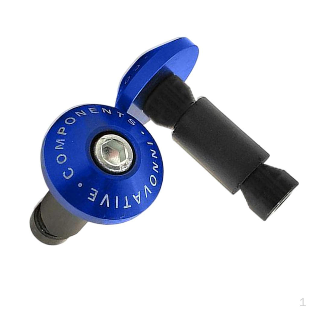 2 Pieces CNC Alloy Handlebar End , Caps Handle Bar 30 lightweight, sturdy and durable