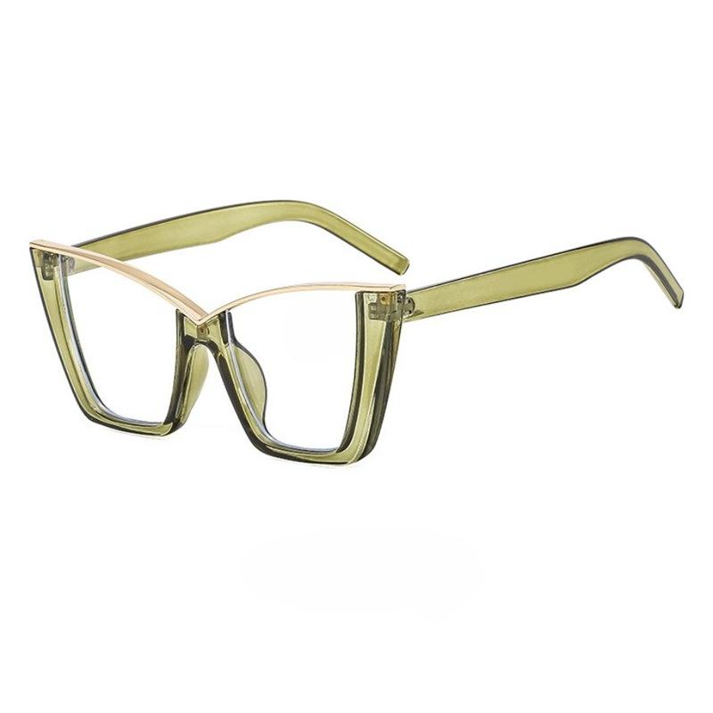 Oversized Cat Eye Presbyopia Glasses Women's Cat-eye Versatile and Personalized Eyeglasses Daily Fashion Personality 0 To +4.0