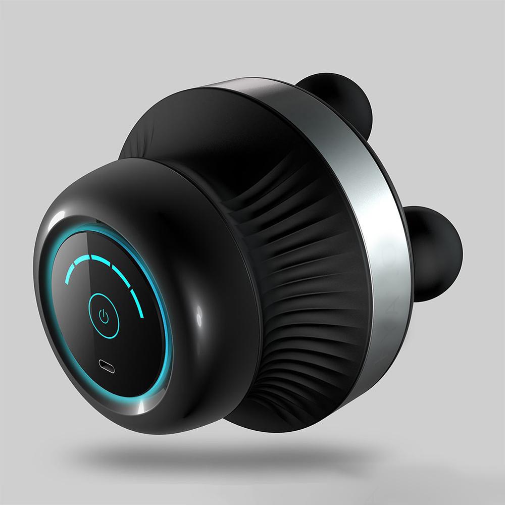 Pistolet de Massage Fascial Fitness 4 Têtes Haute Fréquence Dos Taille Machine de Massage à Percussions Muscle Tissu Profond Libération Myofasciale