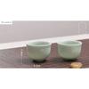 Japanese  Ceramic Tea Cup Izakaya Porcelain Bar Sets White Spirit Bottle Dispenser Sake Pot Sake Cup Kiln Porcelain Bar Set