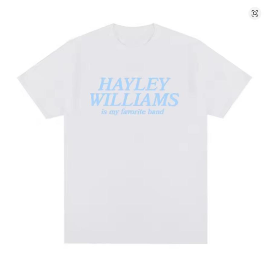 Hayley Williams Merch Graphic Tshirt Highquality Short Sleeve Summer Oneck Comfortable Streetwear Harajuku Y2k Unisexs Clothing