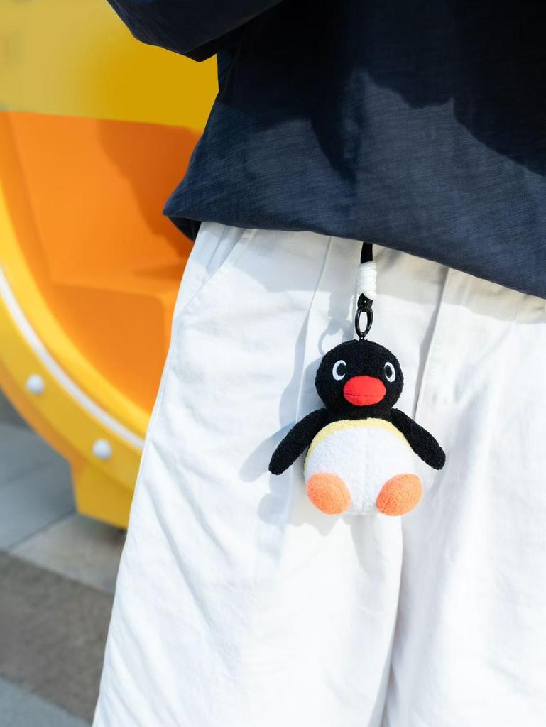 Originální přívěsek panenky Pingu - Roztomilý plyšový přívěsek Pinga na batoh