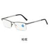 New Metal Half Frame Hd Anti-Blue Light Reading Glasses For The Elderly Business Men Fashion Reading Glasses+125+175