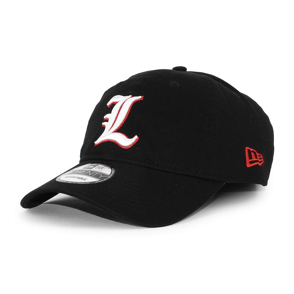 New Era 9TWENTY CORE CLASSIC STRAPBACK CAP SNAPBACK NCAA College 920 Cap Cardinals (Louisville (Black)) [Used]