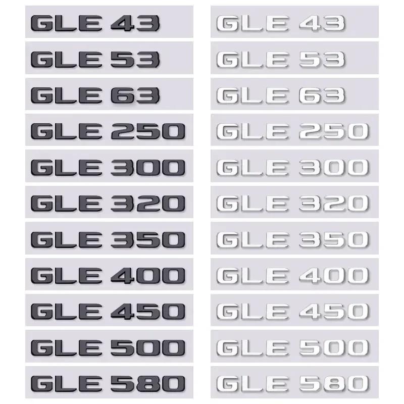GLE43 53 63 GLE250 300 320 350 400 GLE450 500 580 letter car sticker for mercedes benz GLE class refit rear boot trunk label