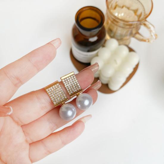 

Простые и элитные жемчужные серьги