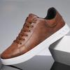 Classic Men Leather Shoes Trendy All-match Platform Casual Shoes Loafers British Leather Sneakers Flats Shoes Male Zapatillas