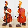 Swing Cartoon Cello Music Box Classic Melody Automatic Shaking Guitar Wind-up Musical Box Home Office Bedroom Desktop Decoration Ornament