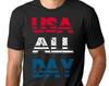 4th of July T-shirt USA Patriotic T-shirt Independence Day Tee Shirt
