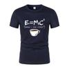 Energy=Milk+Coffee Printed Men'S T-Shirt Summer Outdoor Casual Running Quick-Drying Sports Short-Sleeved Street Oversized Top