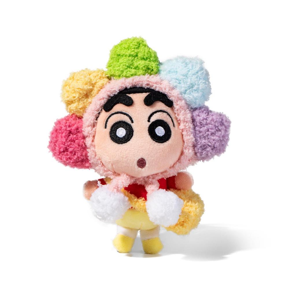 Cute Cartoon Shin-chan Plush Doll with Costume Change - Backpack Pendant Ornament