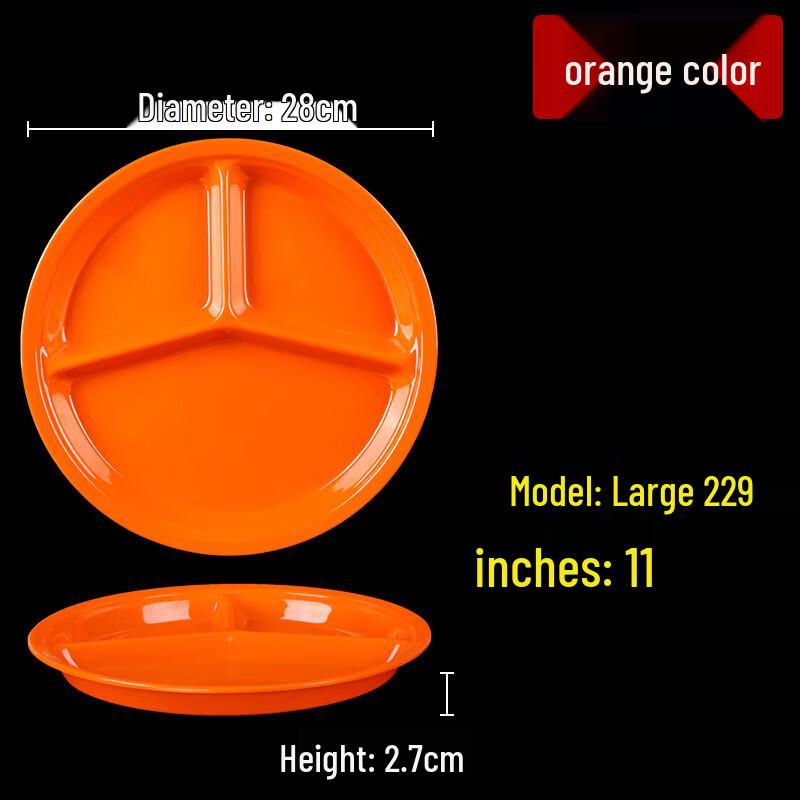 

Melamine Divided Canteen Tray