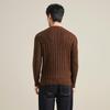 Seven Men's Wool-Blend Round Neck Casual Pullover Sweater