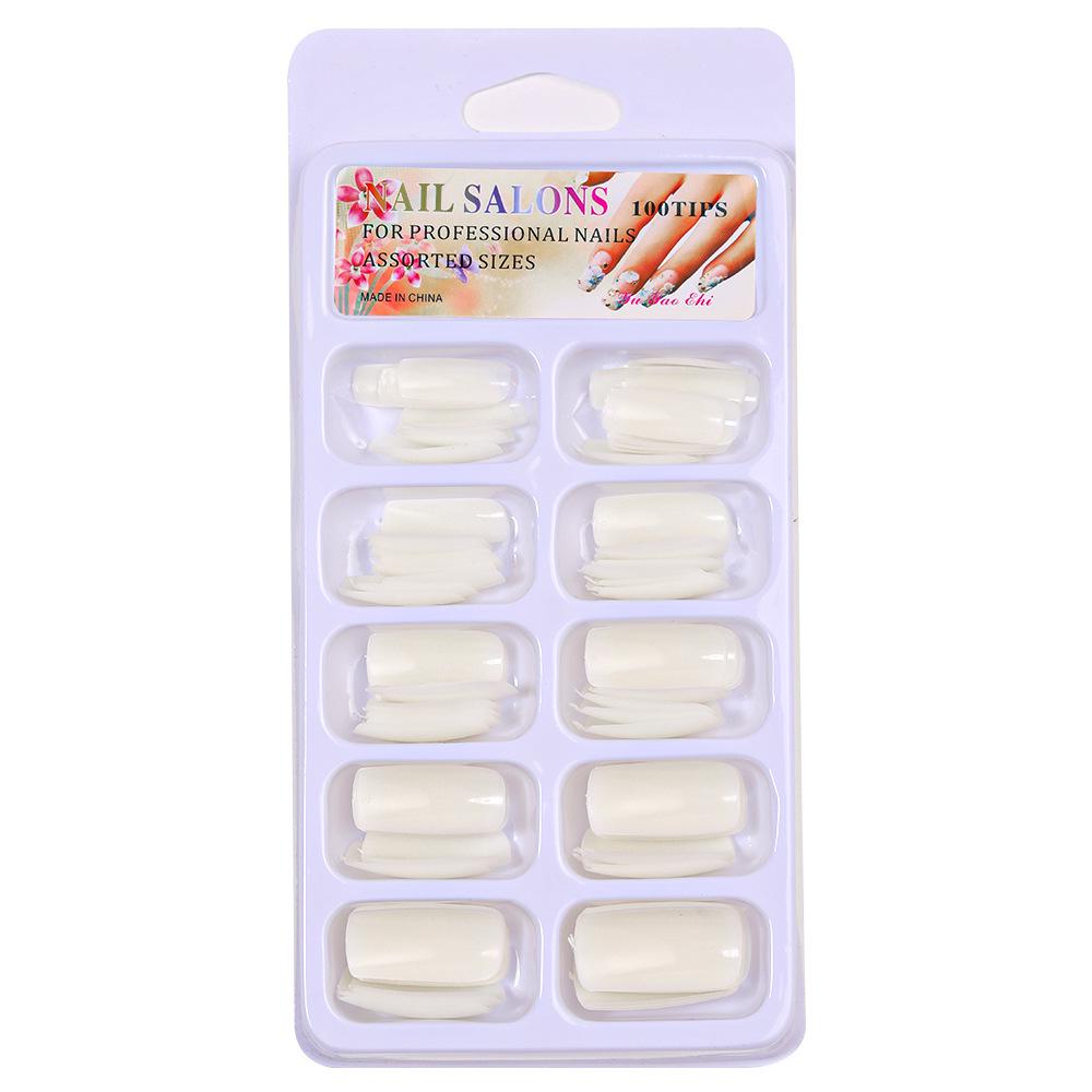 French Nail Tips Natural Full Cover Fake Nail Patches - Hot-selling Nail Art Supplies