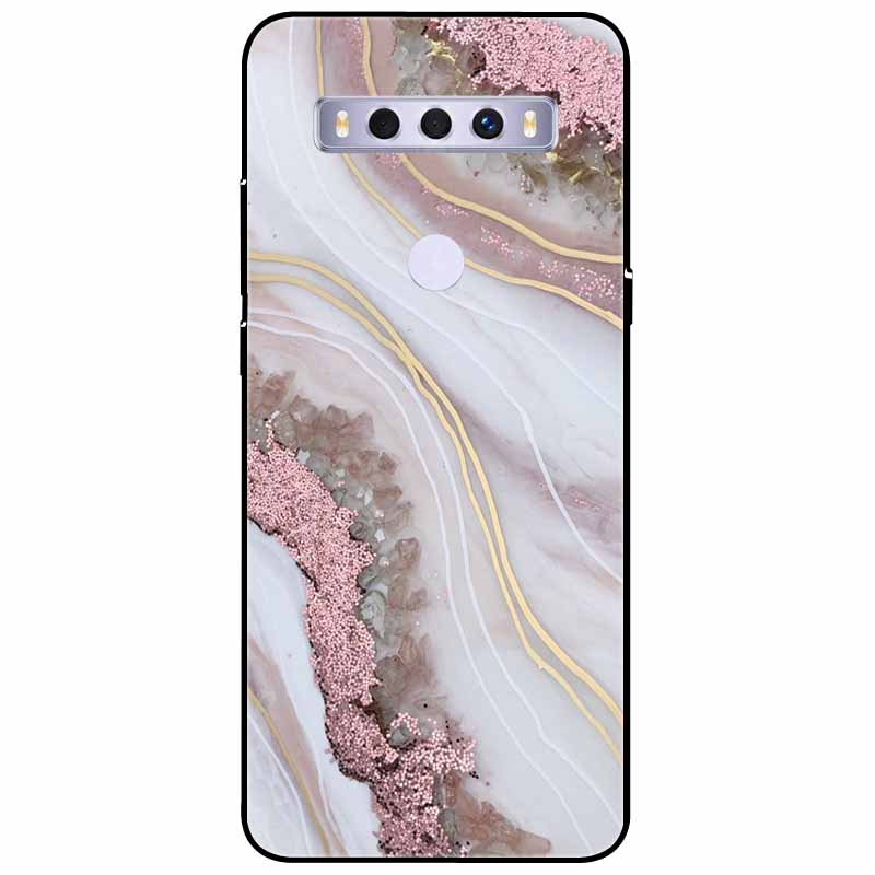 Case For TCL 10 SE Cover Marble Soft Silicone Fashion TPU Back Bumpers for TCL 10SE T766U T766H Protective Funda for TCL10SE