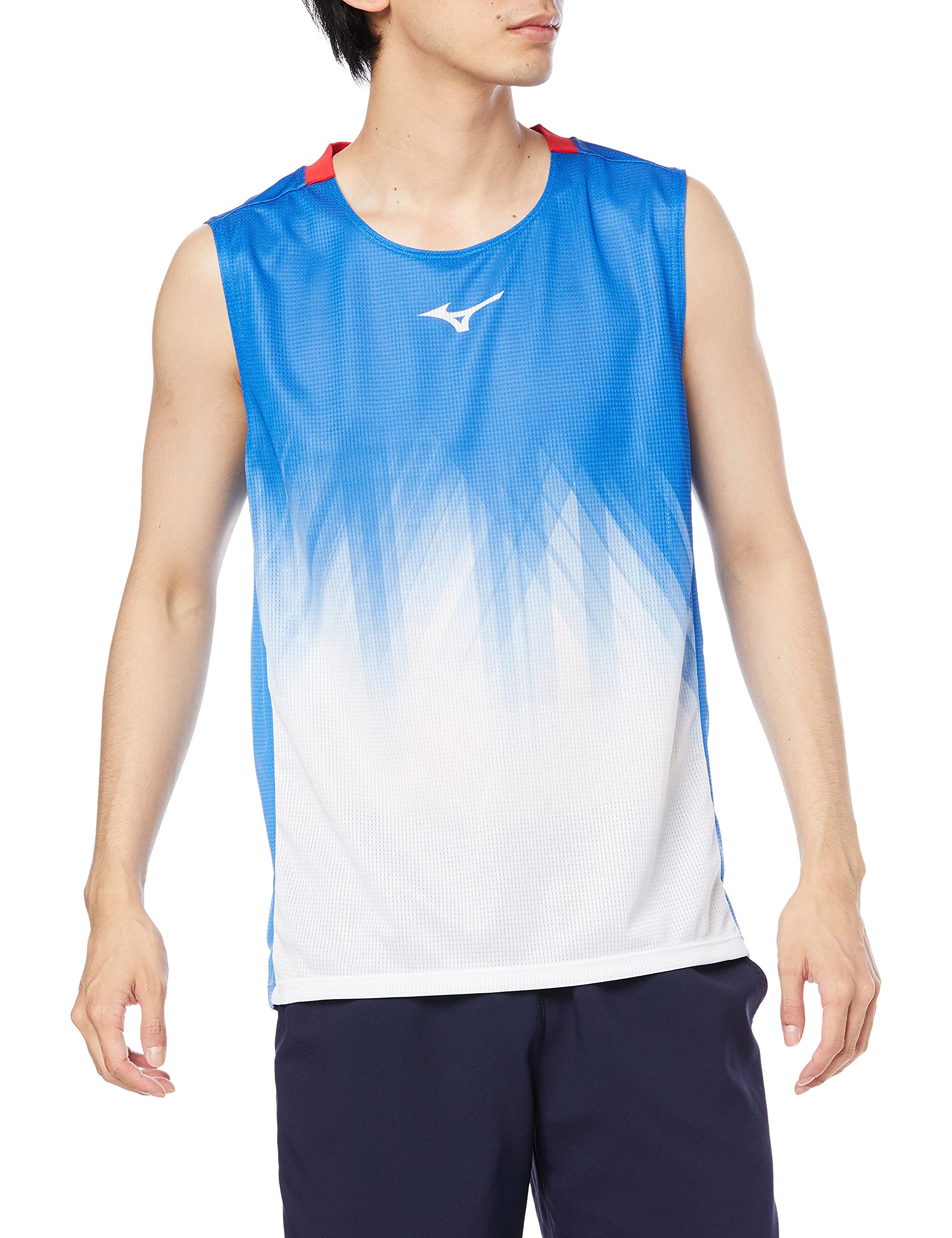 

Теннисная одежда Dry Aeroflow Game Shirt без рукавов Высокая воздухопроницаемость 62JA1520 French Blue S [Mizuno] французские синий
