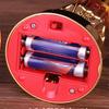 2pcs Red Lotus LED Decor Lamp 9.1x3 In Dual Power Table Light  Yoga Room Furnishing