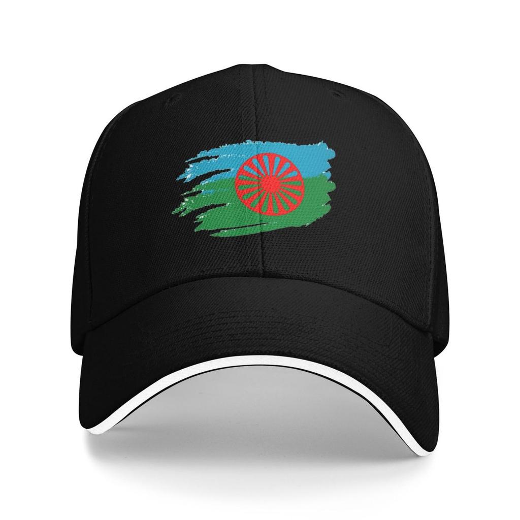 Unisex Baseball Hats Rom Gypsy Romani Flag Outdoor Streetwear Summer Sports Baseball Caps Hip Hop Cap Casquette Hats