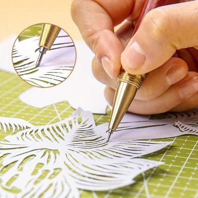 1PC ruční vyřezávací nůž, nůž na tužku, umělecký nůž, ruční škrabka, nůž na řezání nálepek, nůž na demontáž a dodání