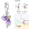 Fashion 925 Silver Colorful Butterfly Dragonfly Hummingbird Spring Series Charms Beads Fit 925 diy Bracelet Jewelry