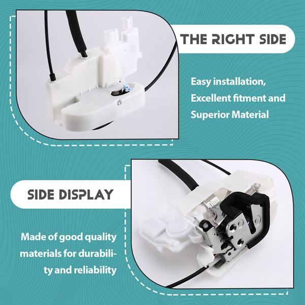80500EB70A passar till aktiveraren för dörrlåset på höger framdörr till Nissan Navara D40T tillverkad från 12 augusti 2008.