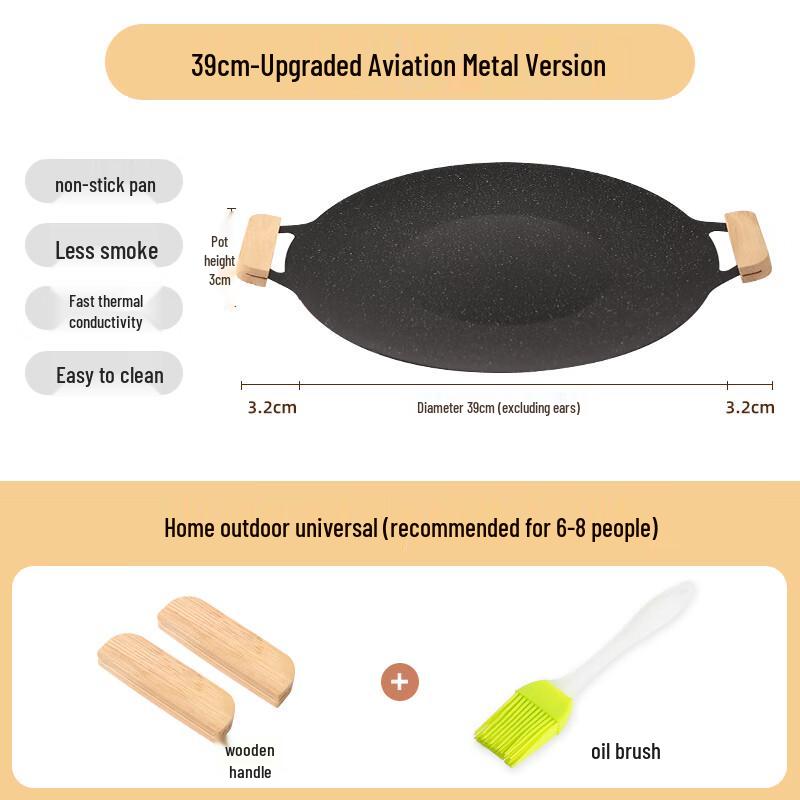 Naijiang Maifan Stone Multi-Purpose BBQ Grill Pan