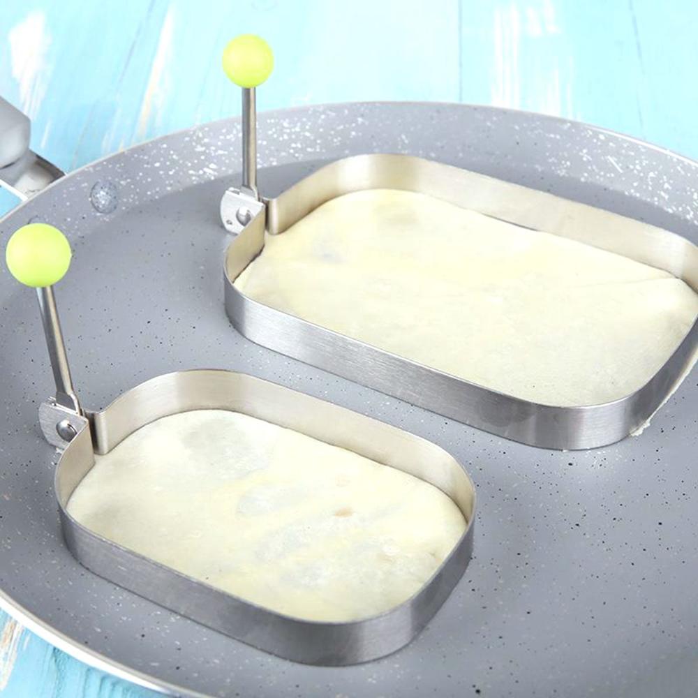 Breakfast Stainless Steel Cooking Non-stick Omelette Mould Pancake Shaper Egg Frying Mold Egg Ring