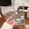 Fashion Love Heart Floral Transparent Phone Case For Samsung S24 S23 Ultra S22 S21 FE A15 A35 A55 A33 A54 A53 A25 Shockproof Clear Soft Silicone Cover