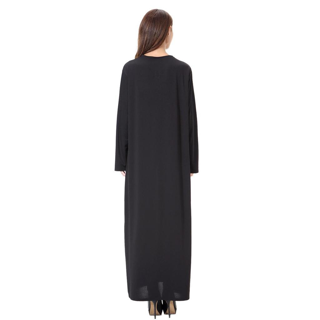 Available: Women's Solid Color Muslim Robe, Pullover Style, Popular Hot Sale