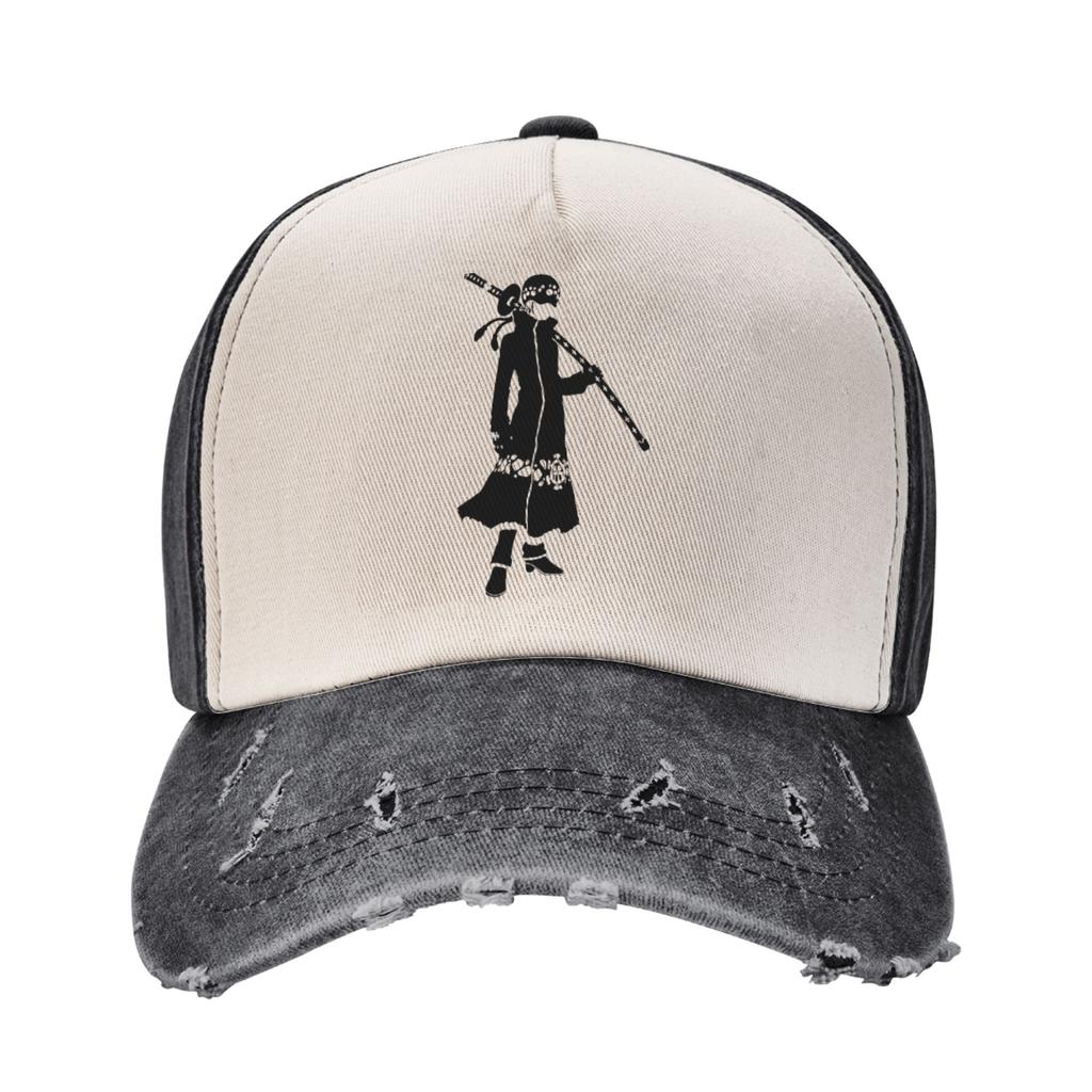 Hip Hop Tony Tony Chopper One Piece Flag Baseball Cap Distressed Denim Snapback Cap Outdoor Summer Adjustable Fit Caps Hat