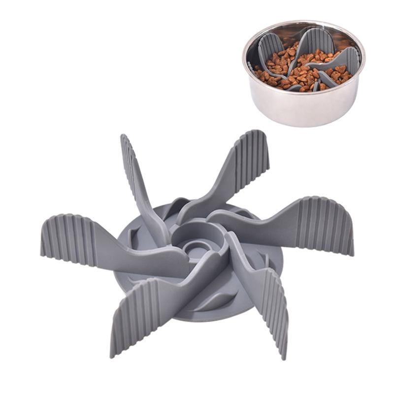 Safety Slow Feed Dog Bowl Insert Fit for Regular Bowls to Slow Down Eating Turn Dog Bowl for Cat Dish into Dog Slow Feed