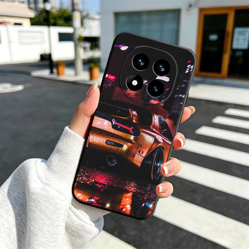 Japan JDM Sports Cars Theme Soft Phone Case for Xiaomi Redmi Note 12 13 14 15 Pro Plus 11 12S 11S 11T 10 4G Black Cover Back She
